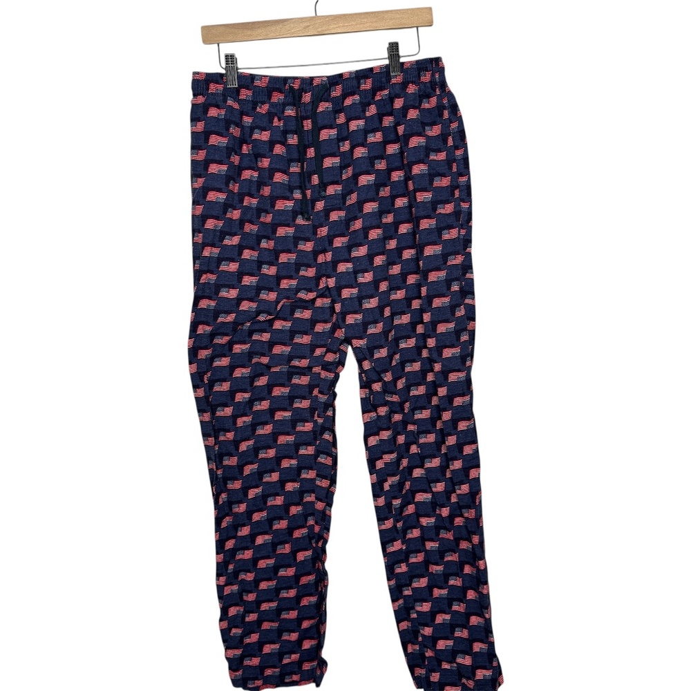 Pre- Owned Men's Club Room  by charter club pajama pants with‎ an American Flag